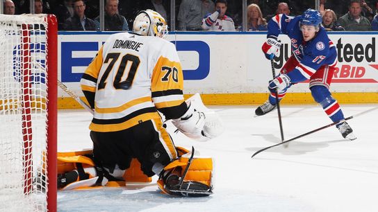 Domingue did 'heck of a job' despite five goals on 40 shots taken in New York (Penguins)